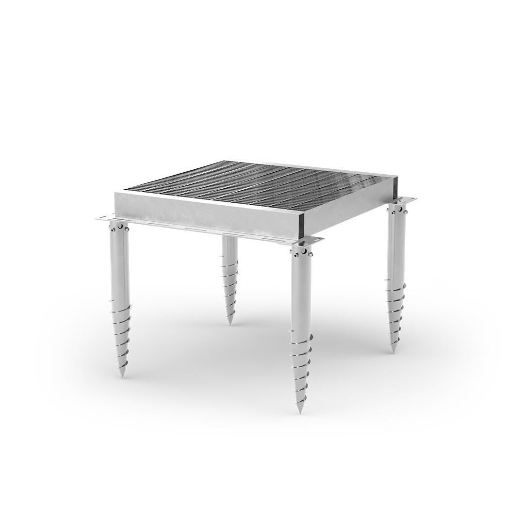 ArborGrid statisch 1m Modul für Hochlast mit T-Träger
