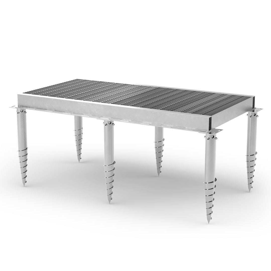 ArborGrid statisch 2 m Modul für Hochlast mitT-Träger