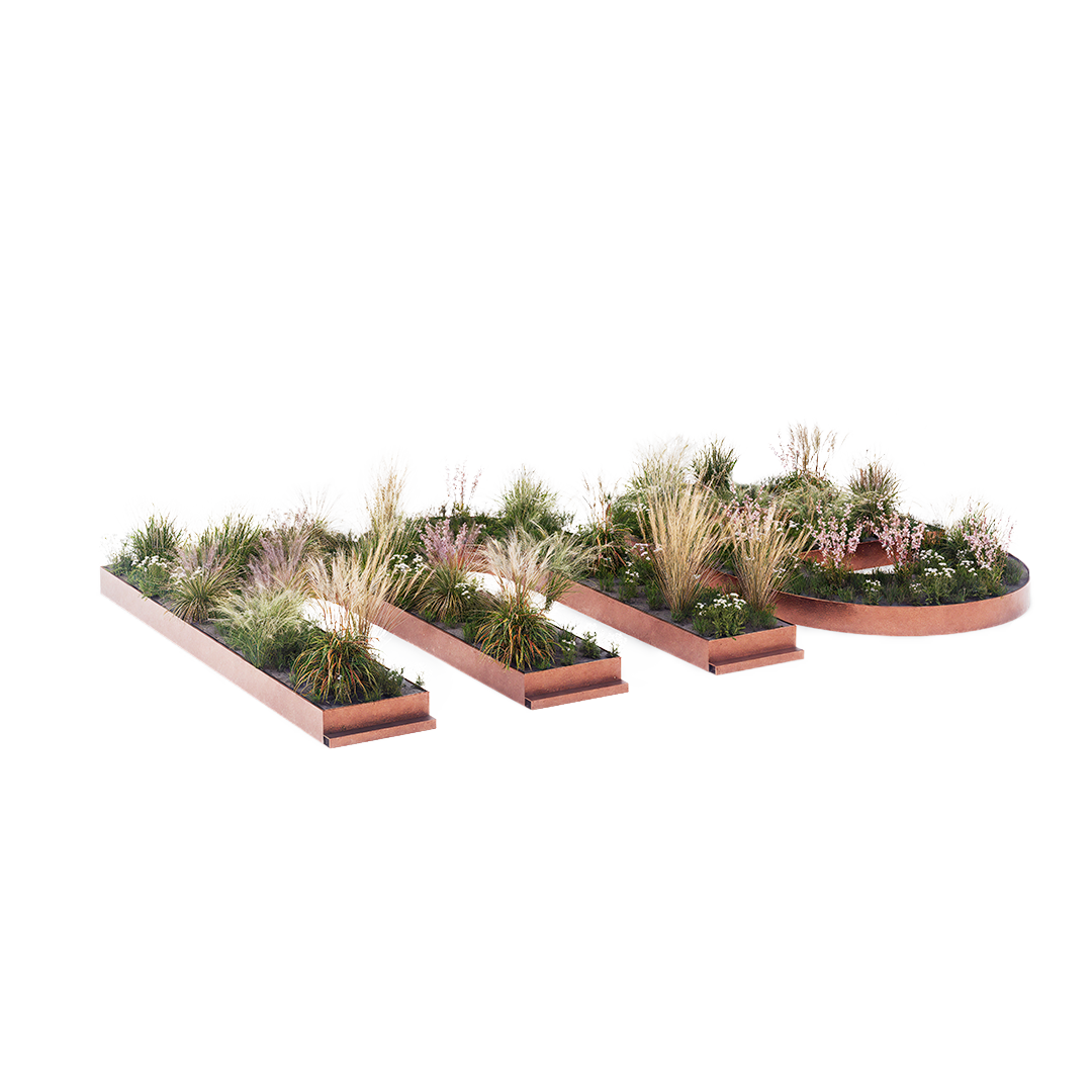 Shape Hochbeet als Buchstaben