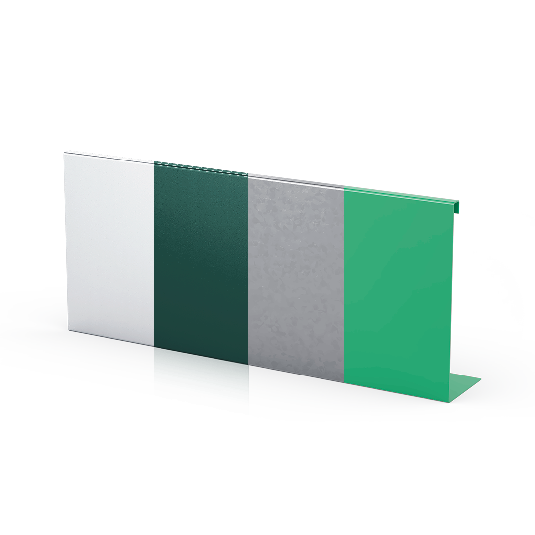 Materialauswahl: Aluminium oder Stahl (optional farbbeschichtet)