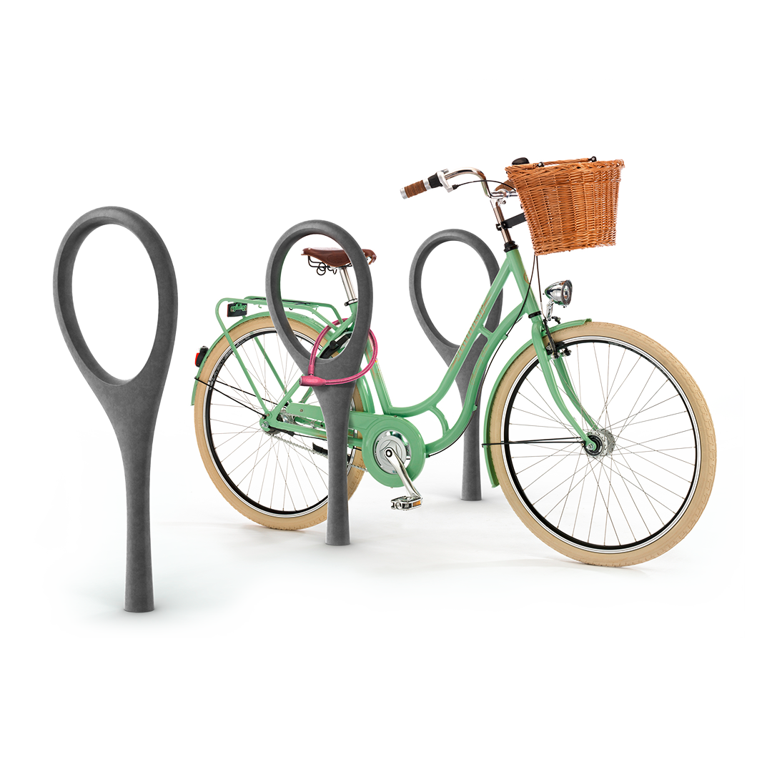 Pin Fahrradständer mit Fahrrad