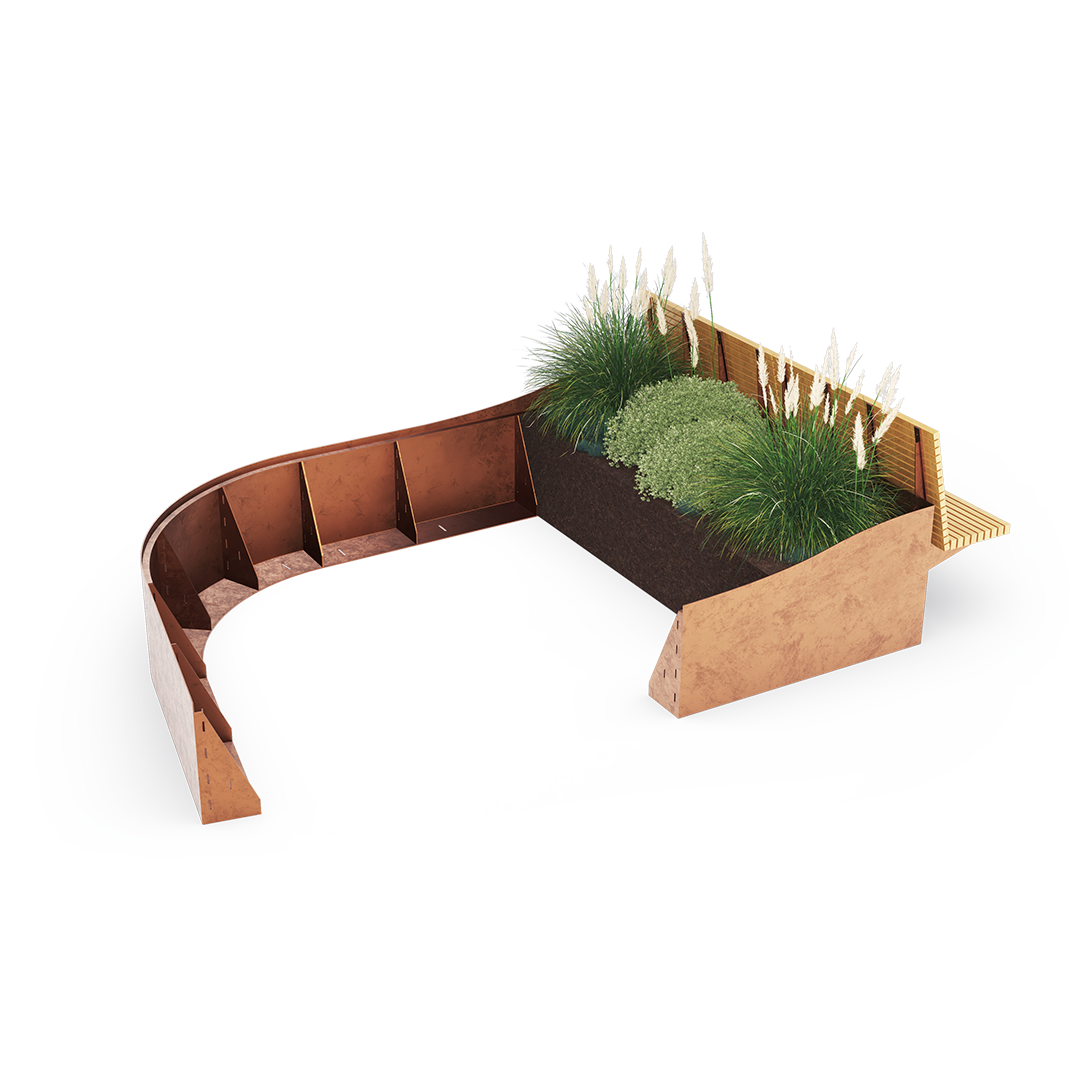 Shape Hochbeet seitlich