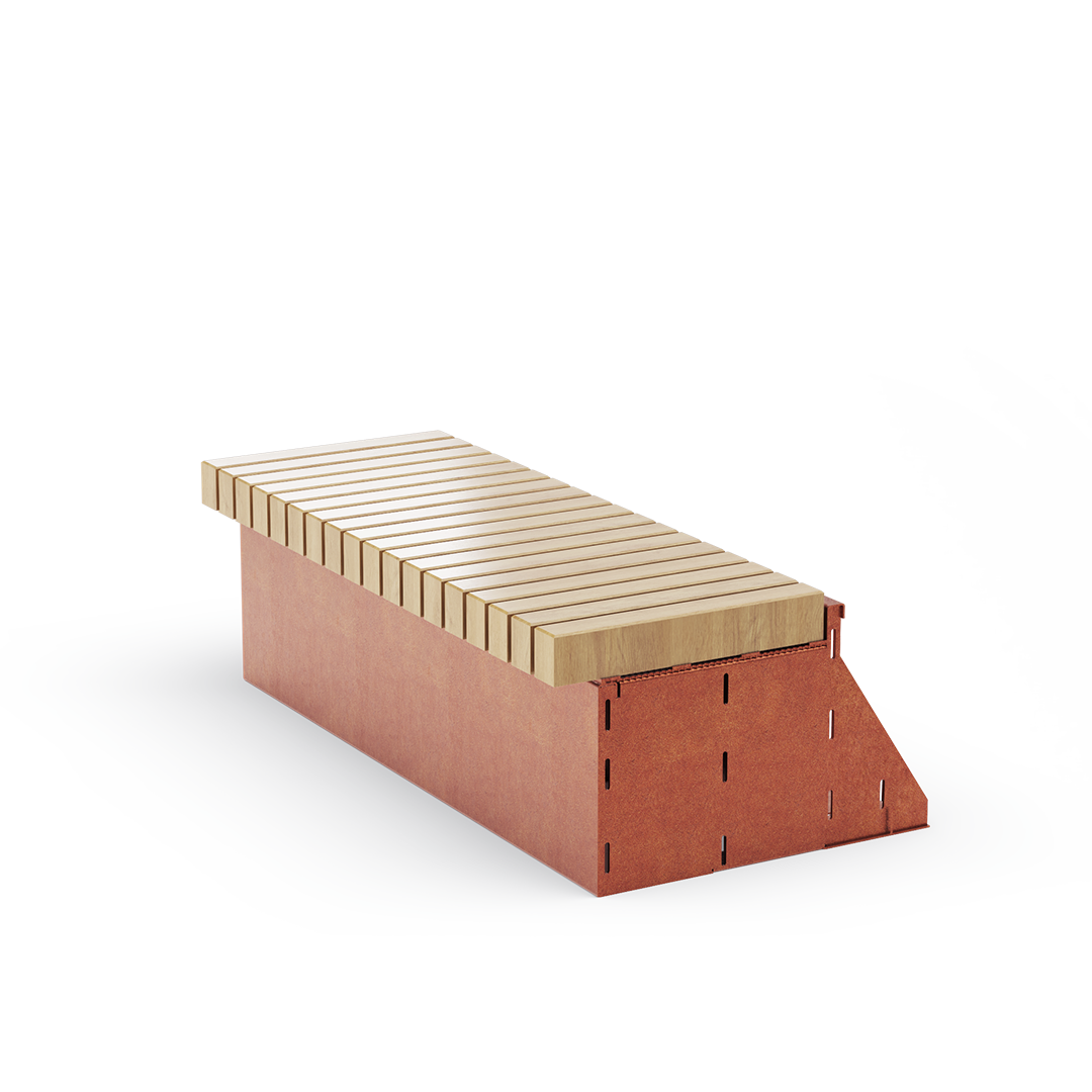 Shape Hochbeet Zusatzoption: Sitzauflage