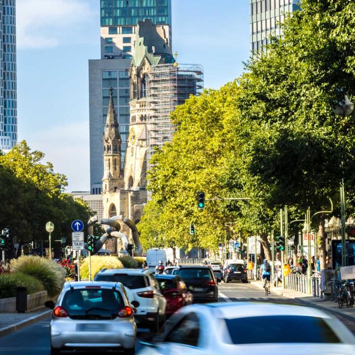 Lärmschutz durch Stadtbäume in Innenstädten schlucken Verkehrslärm