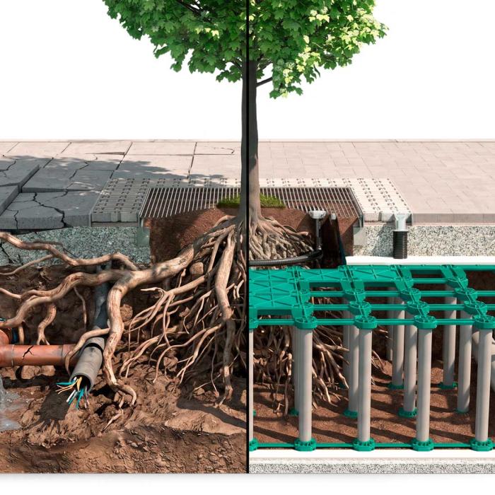 Header Wurzeln vs. Leitungen: mit und ohne Greenleaf