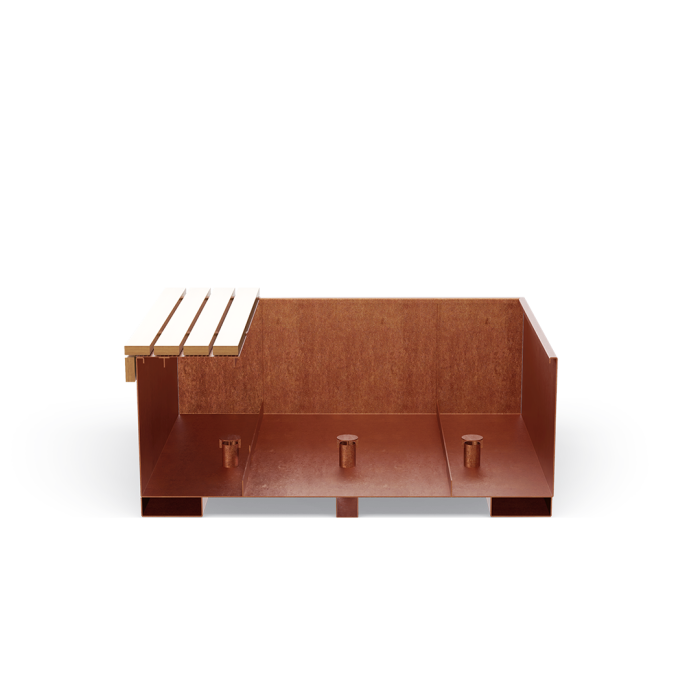 Cube mobiles Hochbeet Querschnitt