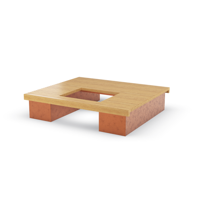 Deck offen