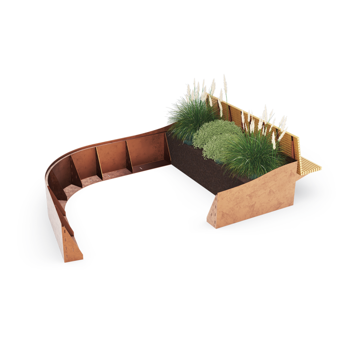 Shape Hochbeet seitlich