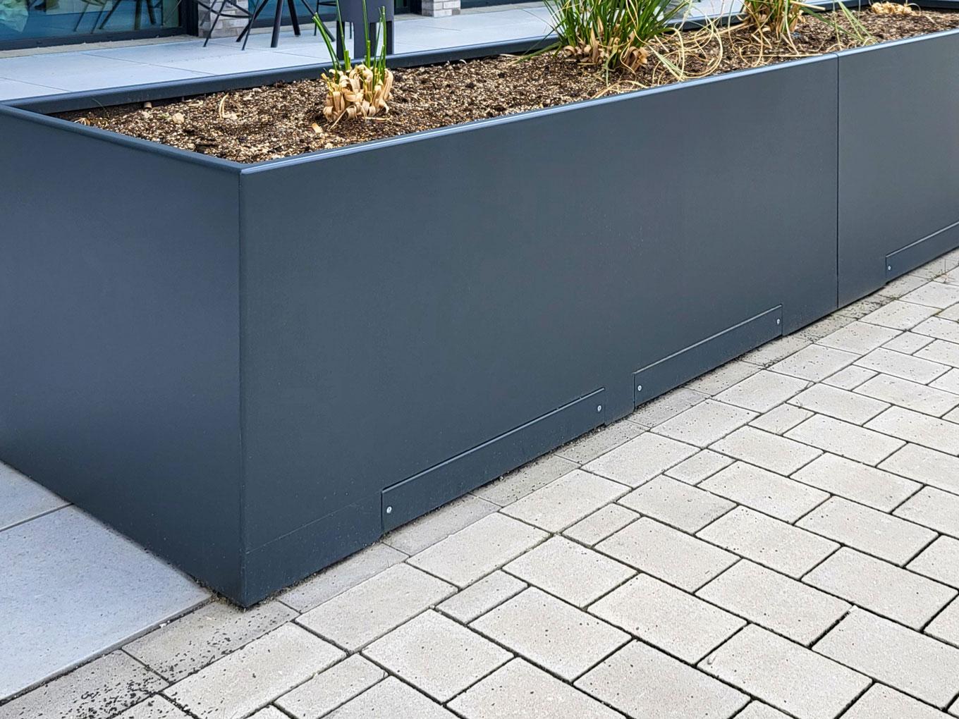 Referenz: DGN Firmensitz, Kaarst, mobile Cube Hochbeete