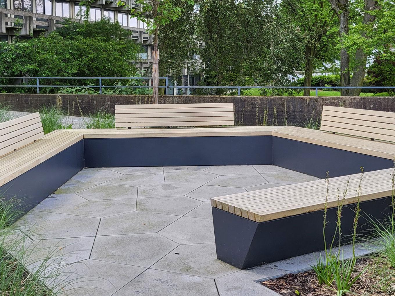 Referenz: Max-Planck-Institut, Mühlheim, Sitzelemente