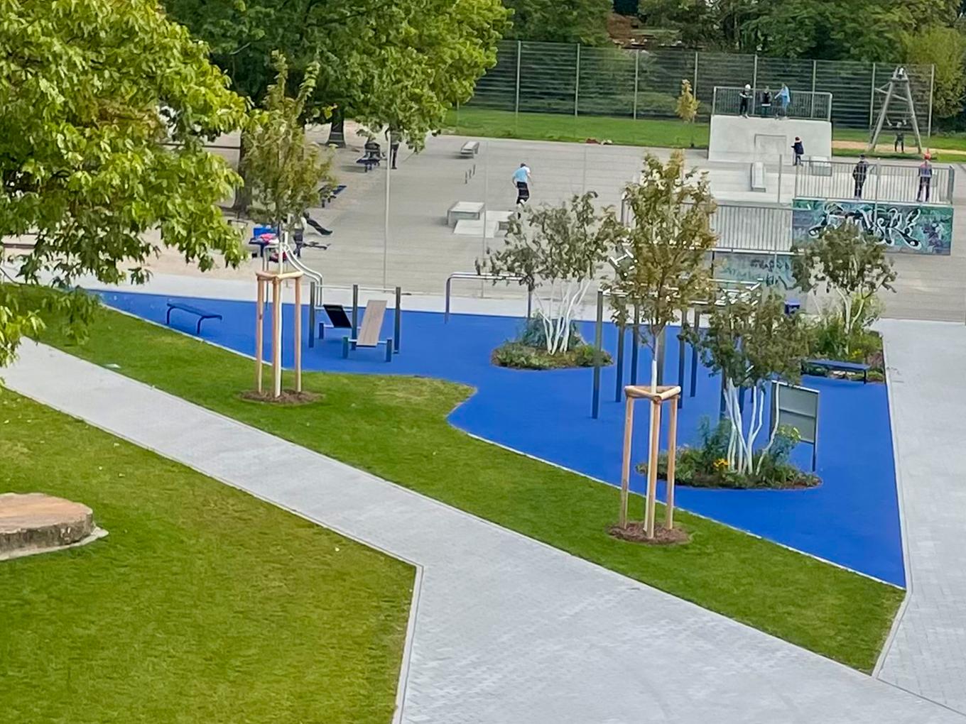 Referenz: Abenteuerspielplatz, Neustadt a. d. Weinstraße, Shape Hochbeete und Kontrast Einfassungen