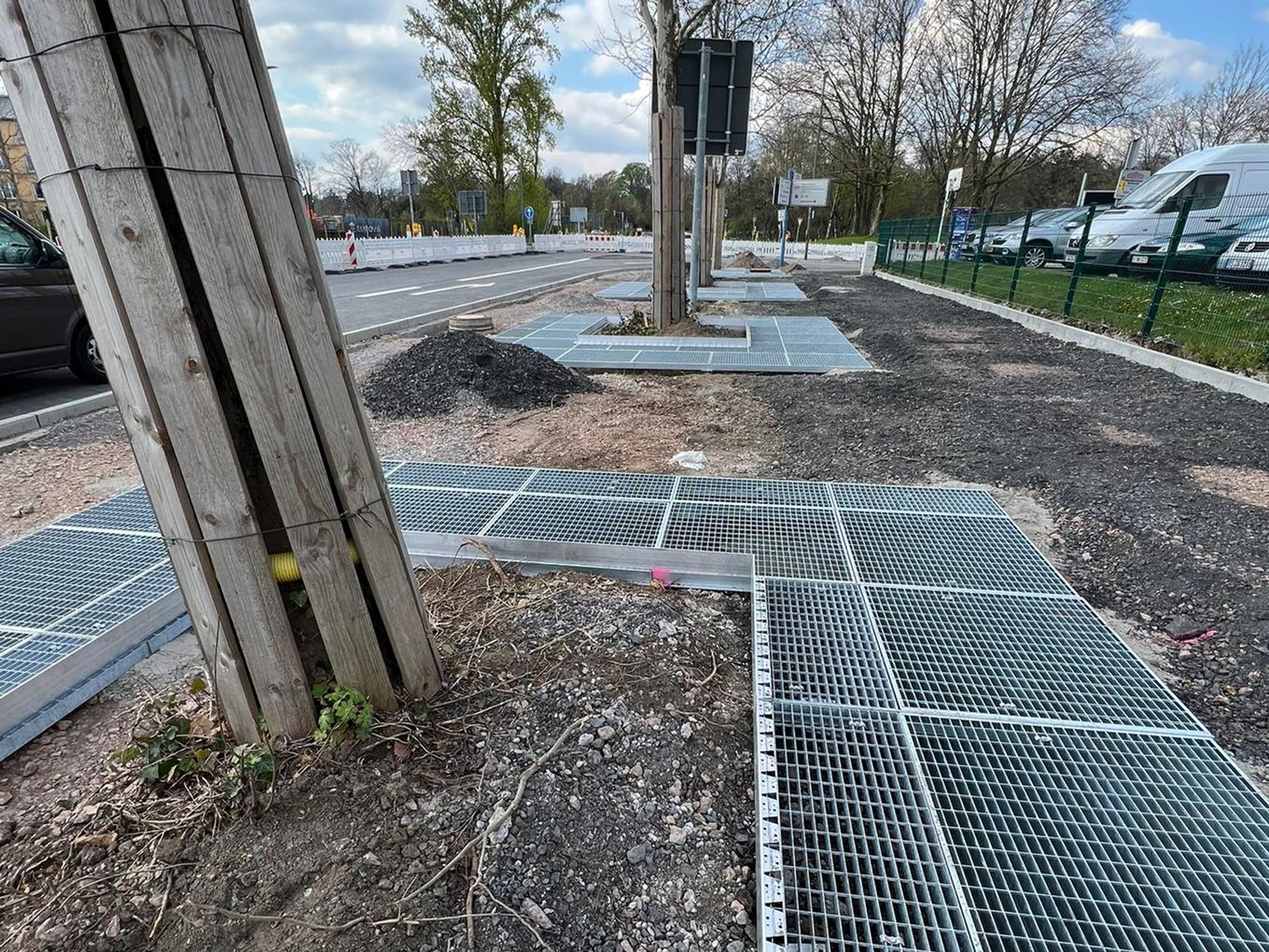 Referenz: Strobelallee, Dortmund, ArborGrid Wurzelbrücken